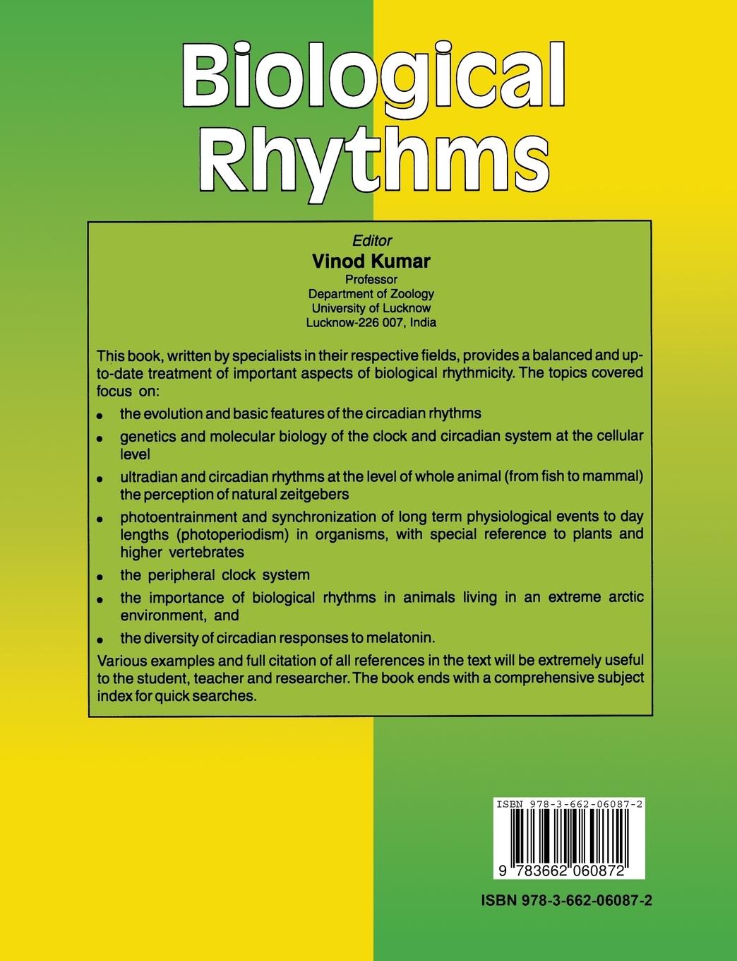 Rückseitencover Biological Rhythms
