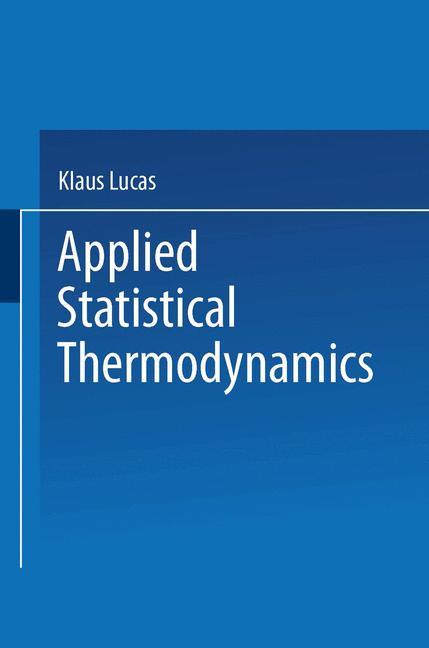 Vorderes Coverbild Applied Statistical Thermodynamics