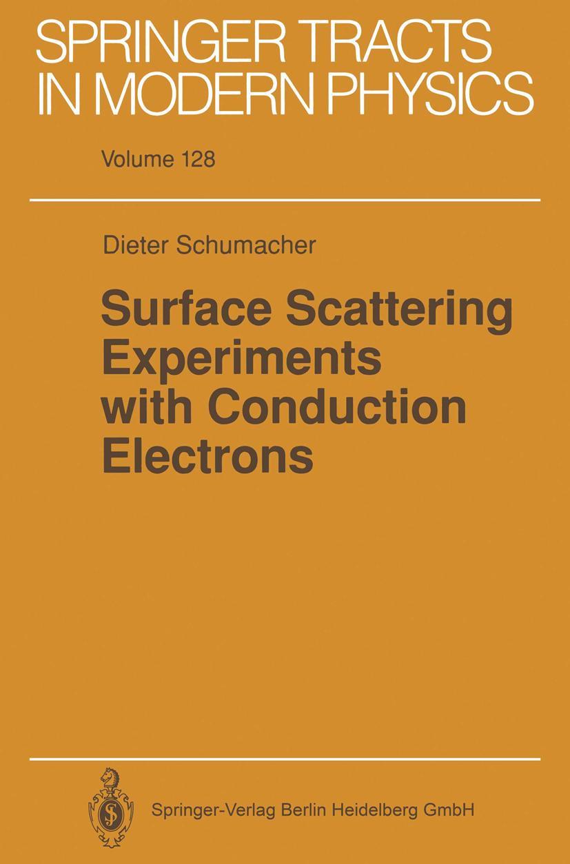 Vorderes Coverbild Surface Scattering Experiments with Conduction Electrons