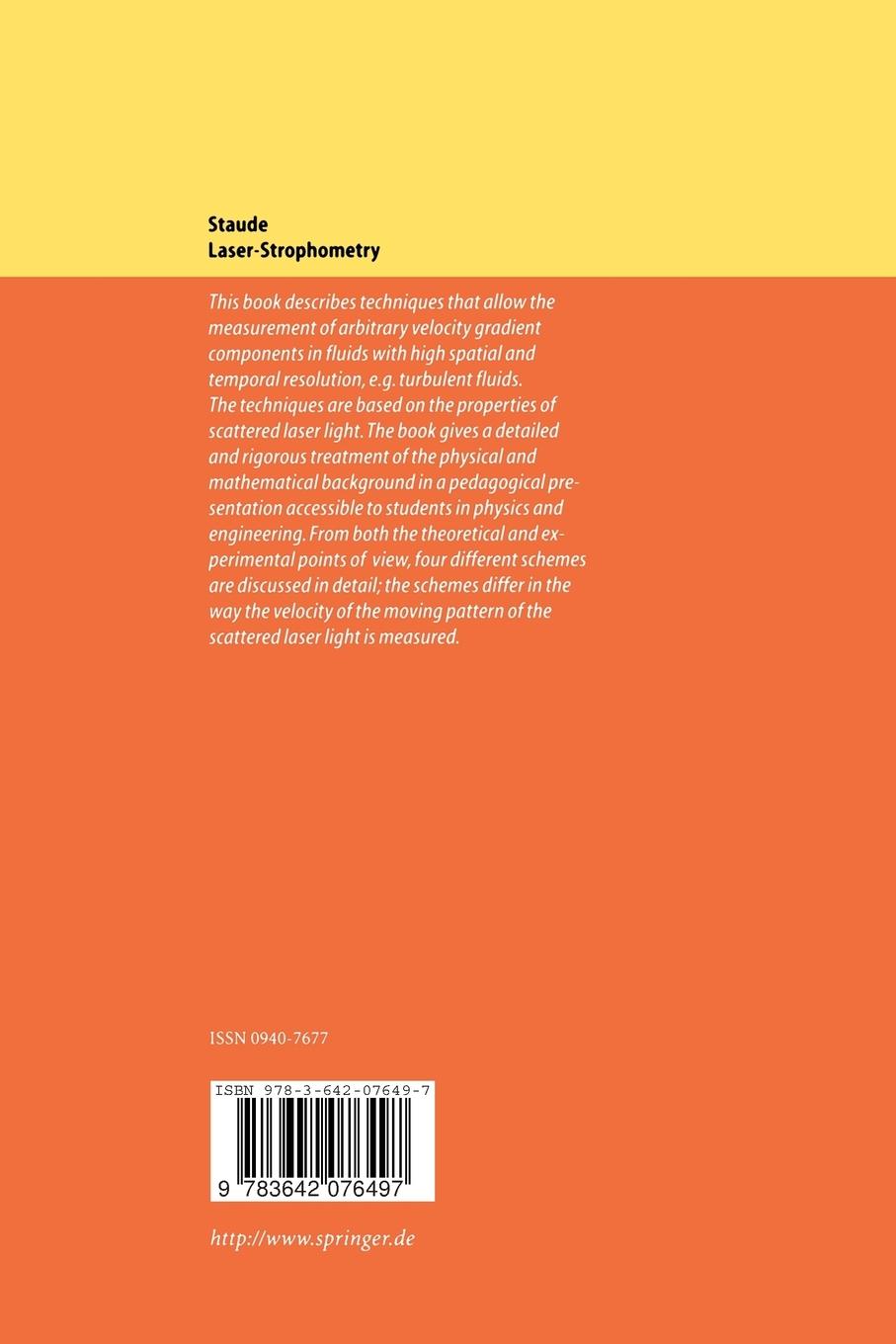 Rückseitencover Laser-Strophometry