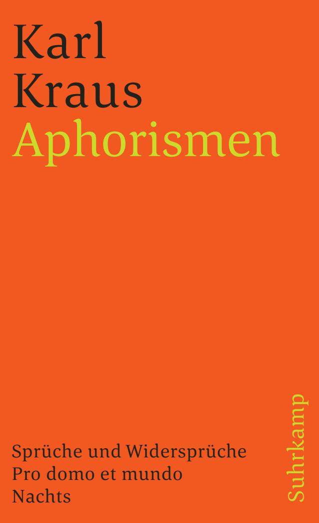 Vorderes Coverbild Aphorismen