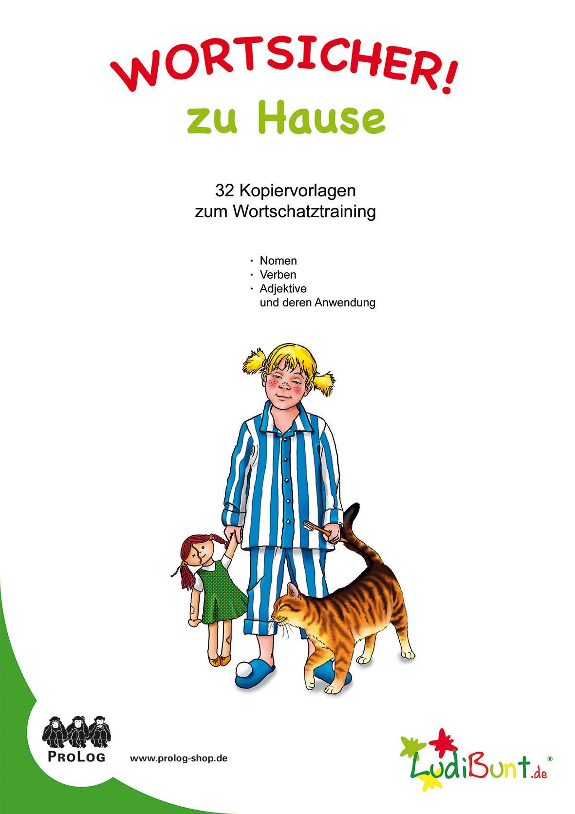 Vorderes Coverbild Wortsicher! Zu Hause - Kopiervorlagen