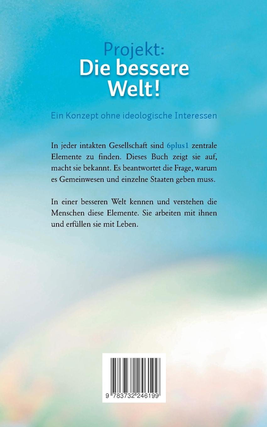 Rückseitencover Projekt: Die bessere Welt!