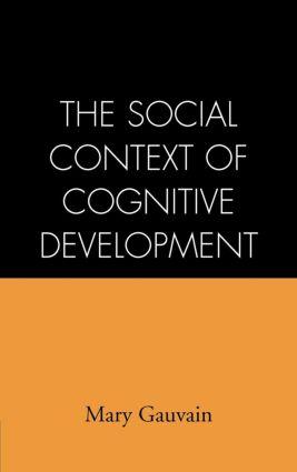 Vorderes Coverbild The Social Context of Cognitive Development