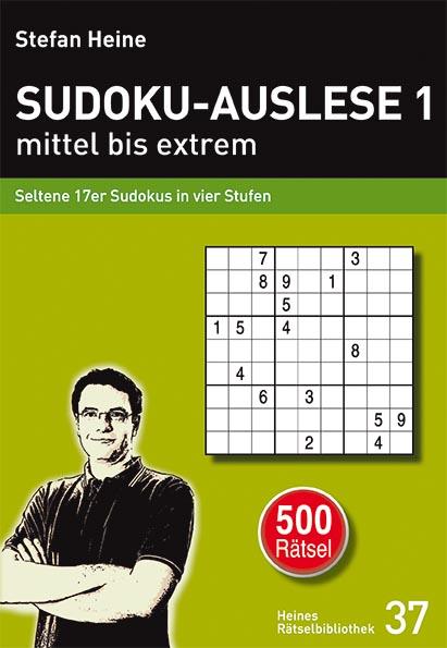 Vorderes Coverbild SUDOKU-AUSLESE 1 - mittel bis extrem