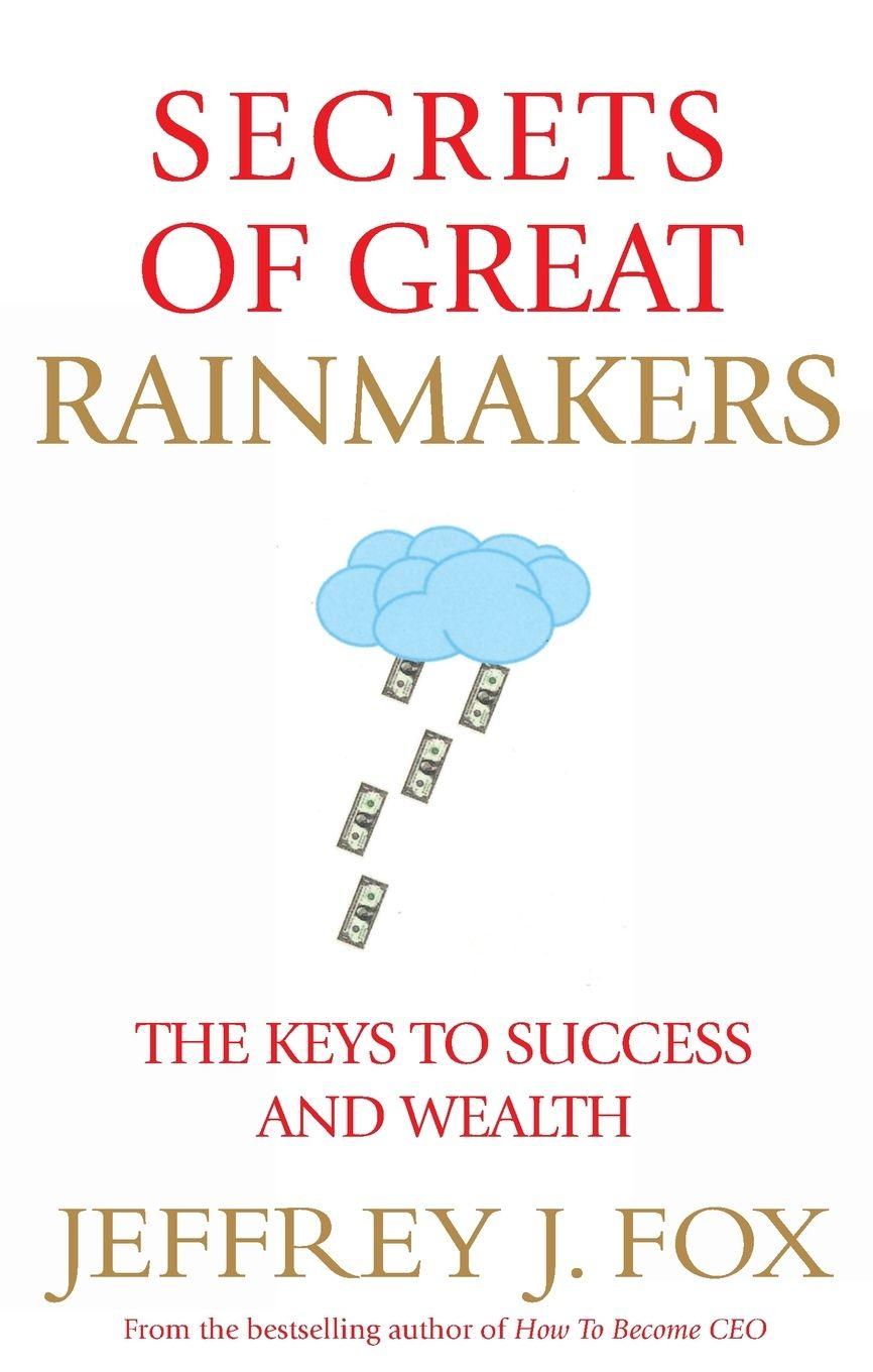 Vorderes Coverbild Secrets of Great Rainmakers