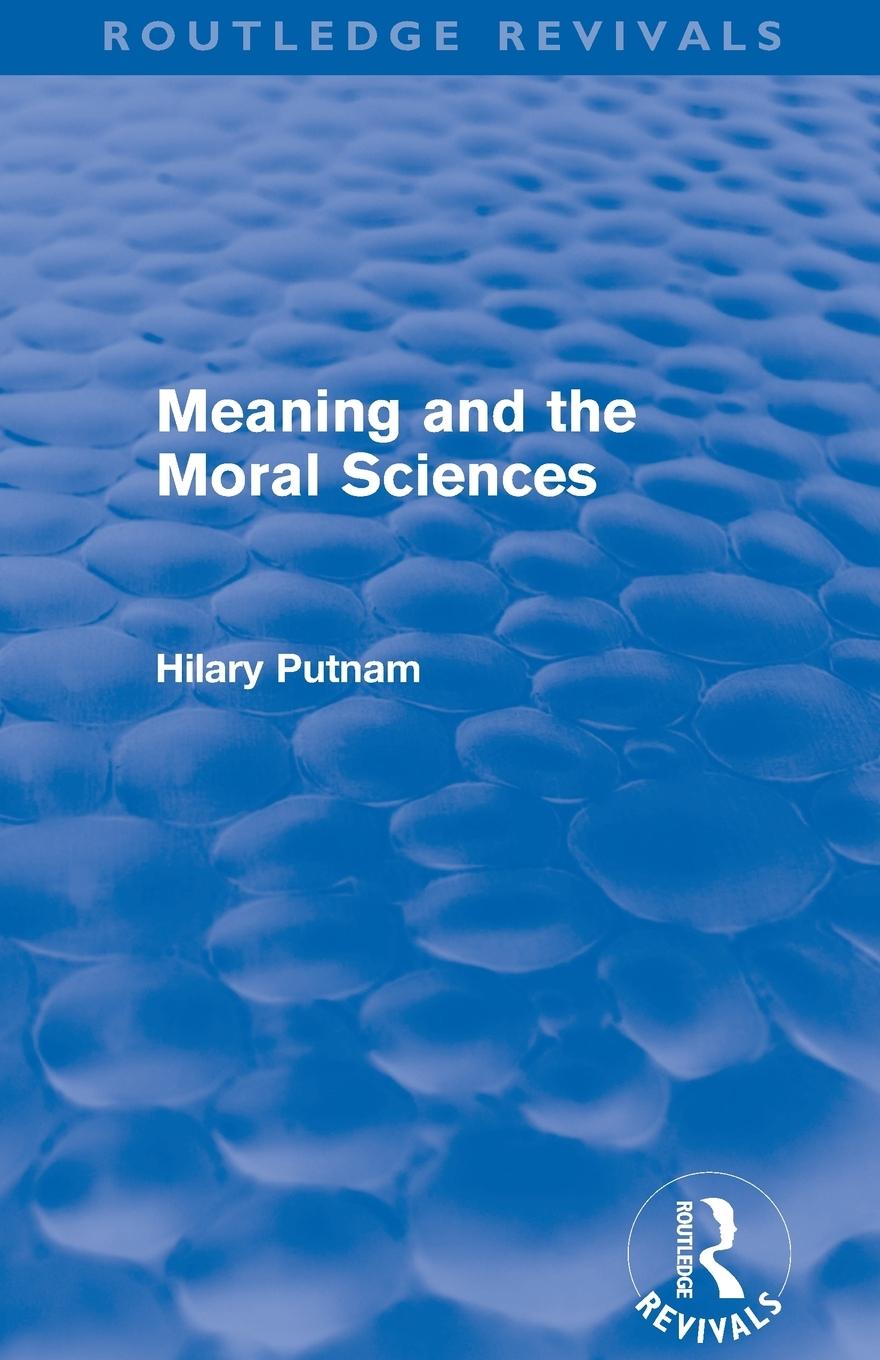 Vorderes Coverbild Meaning and the Moral Sciences (Routledge Revivals)
