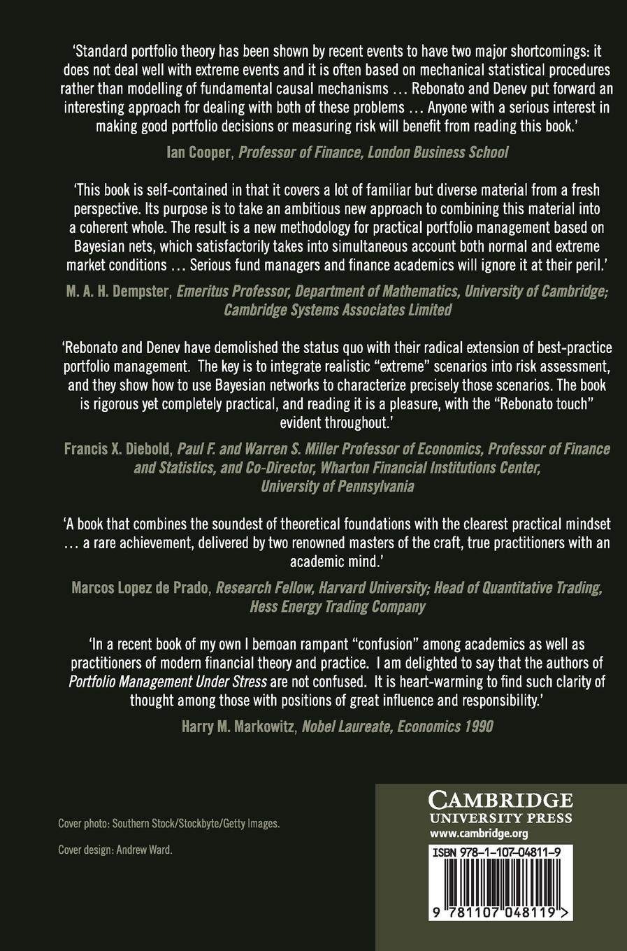 Rückseitencover Portfolio Management under Stress