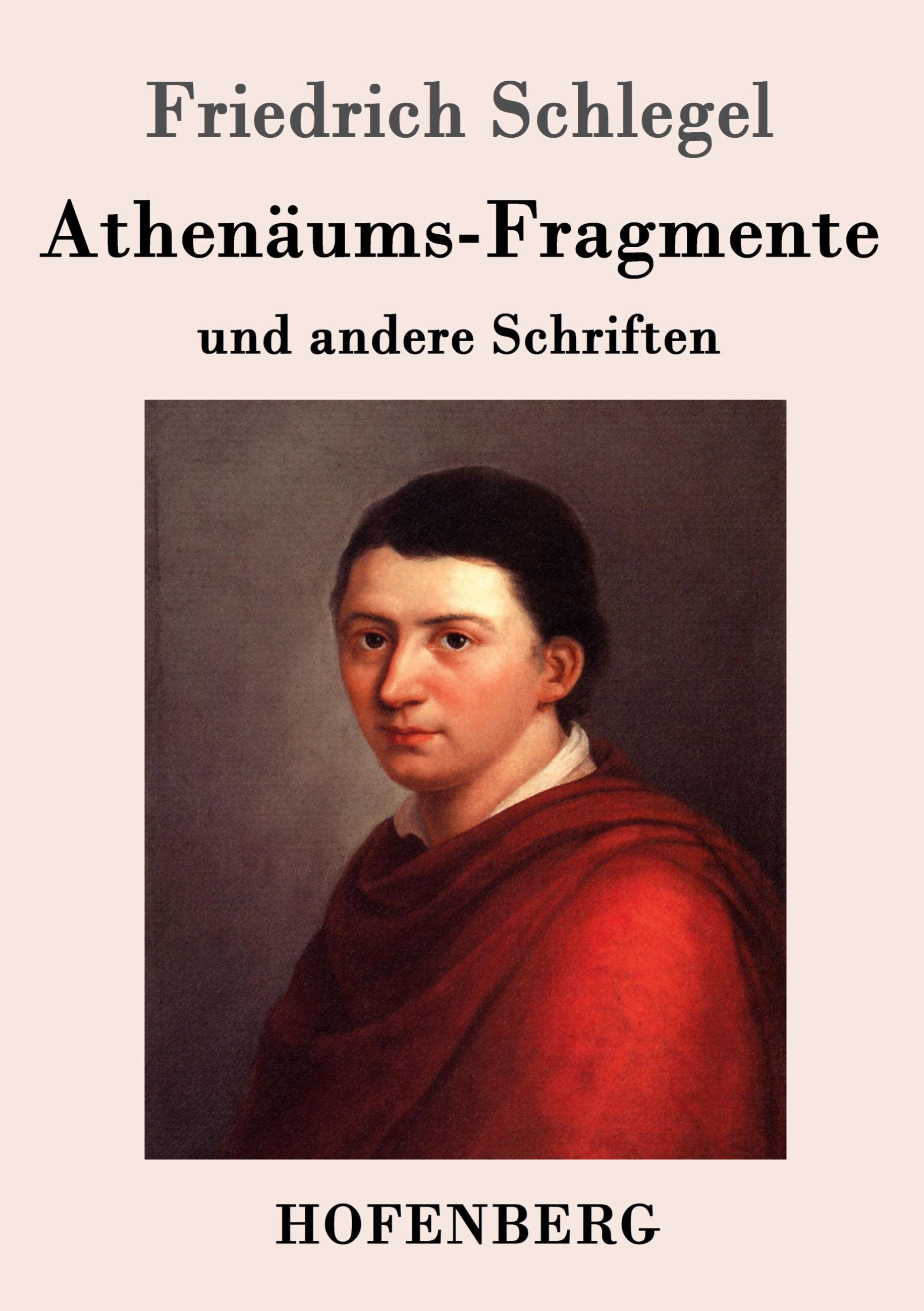 Vorderes Coverbild Athenäums-Fragmente