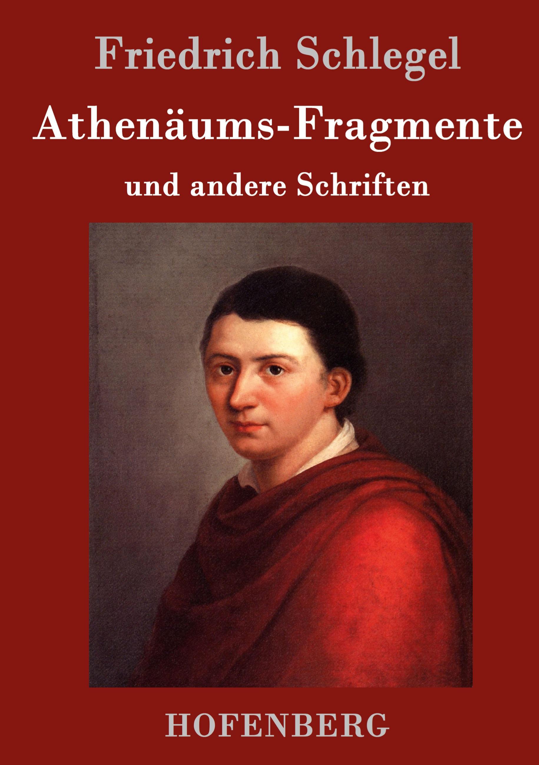 Vorderes Coverbild Athenäums-Fragmente