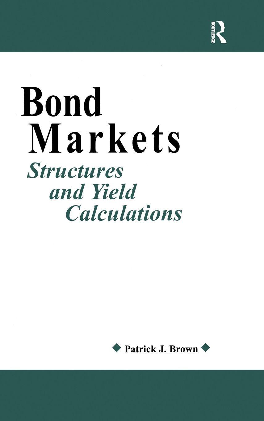 Vorderes Coverbild Bond Markets