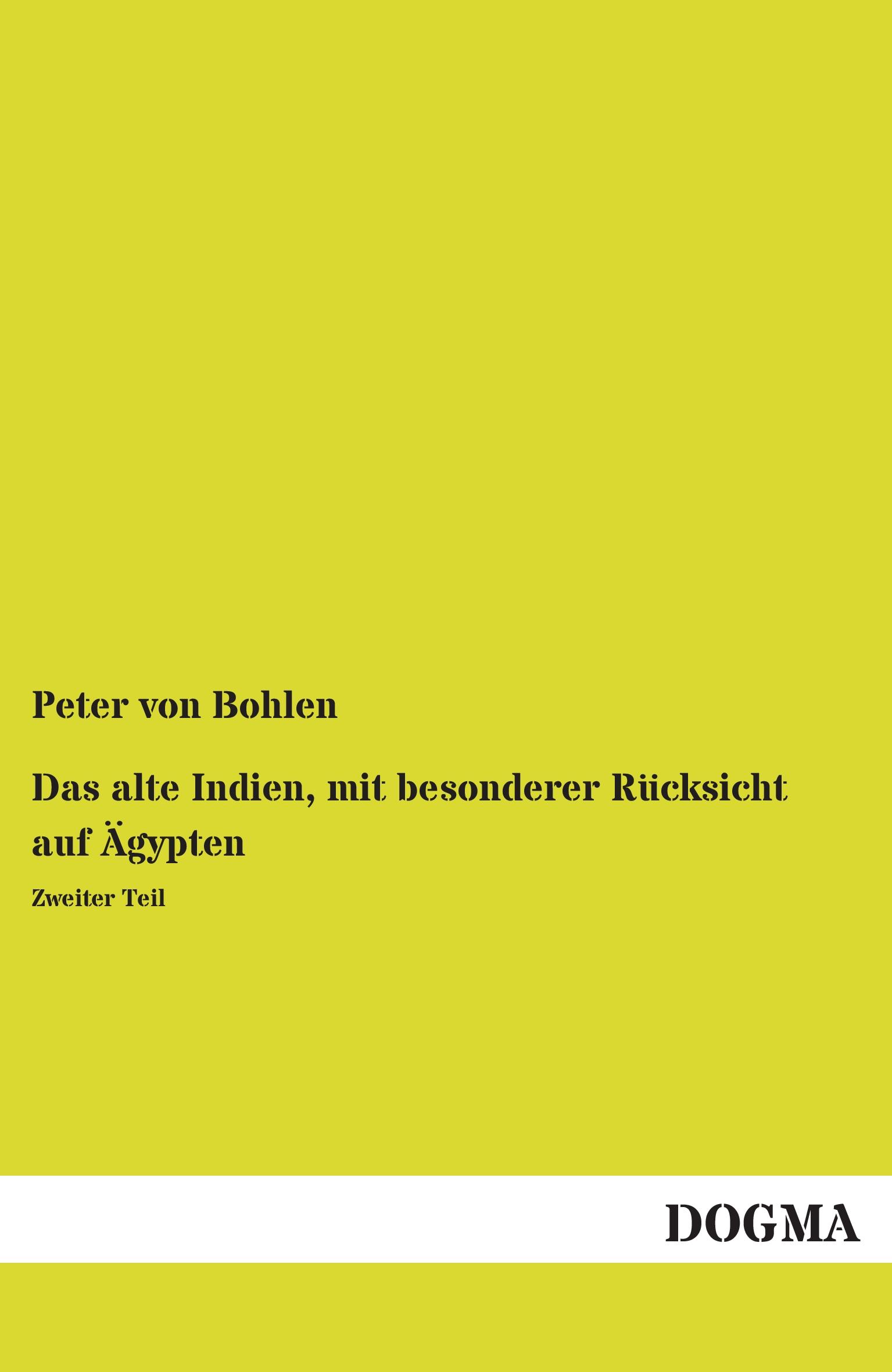 Vorderes Coverbild Das alte Indien, mit besonderer Rücksicht auf Ägypten