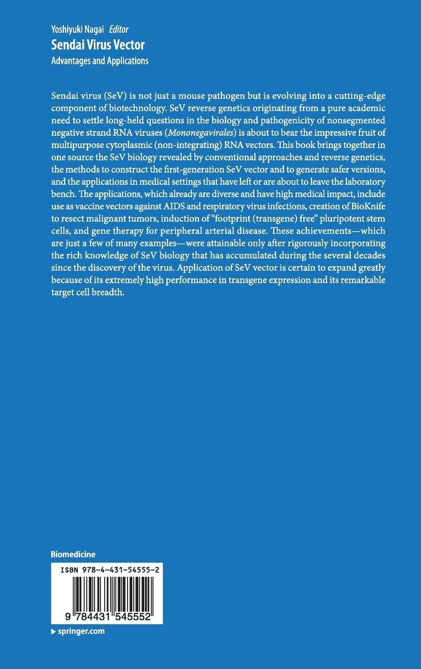 Rückseitencover Sendai Virus Vector