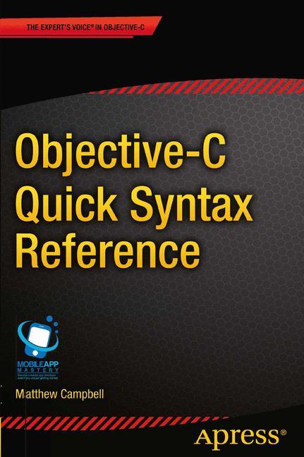 Vorderes Coverbild Objective-C Quick Syntax Reference
