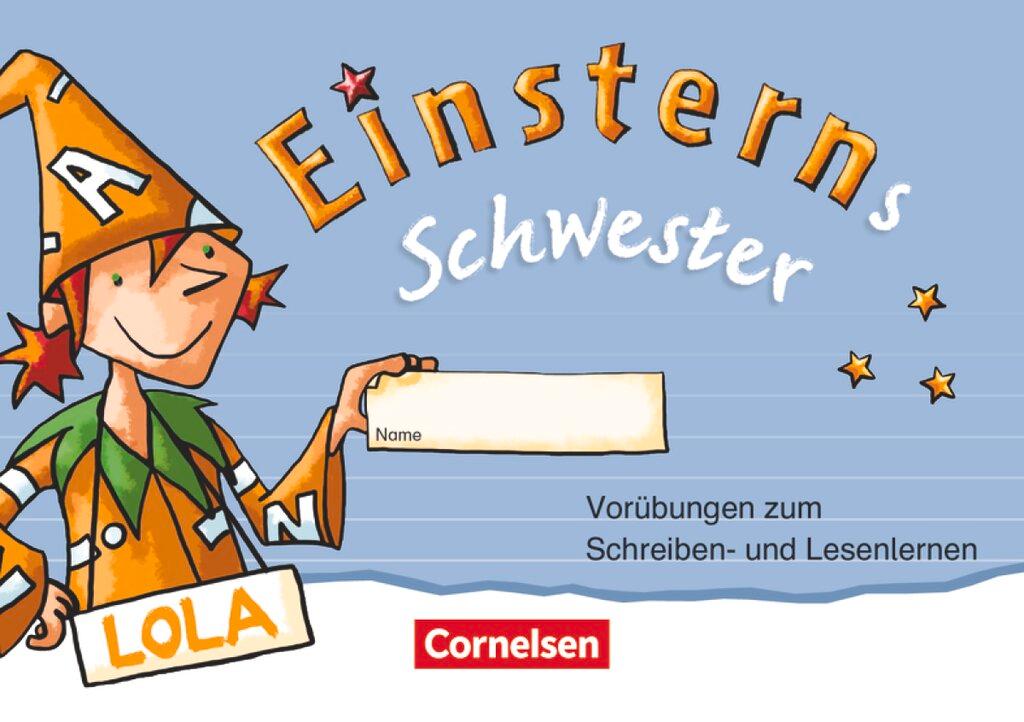 Vorderes Coverbild Einsterns Schwester 1. Schuljahr Vorübungsheft