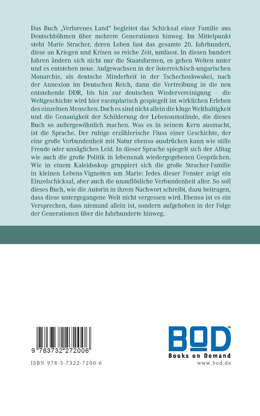 Rückseitencover Verlorenes Land