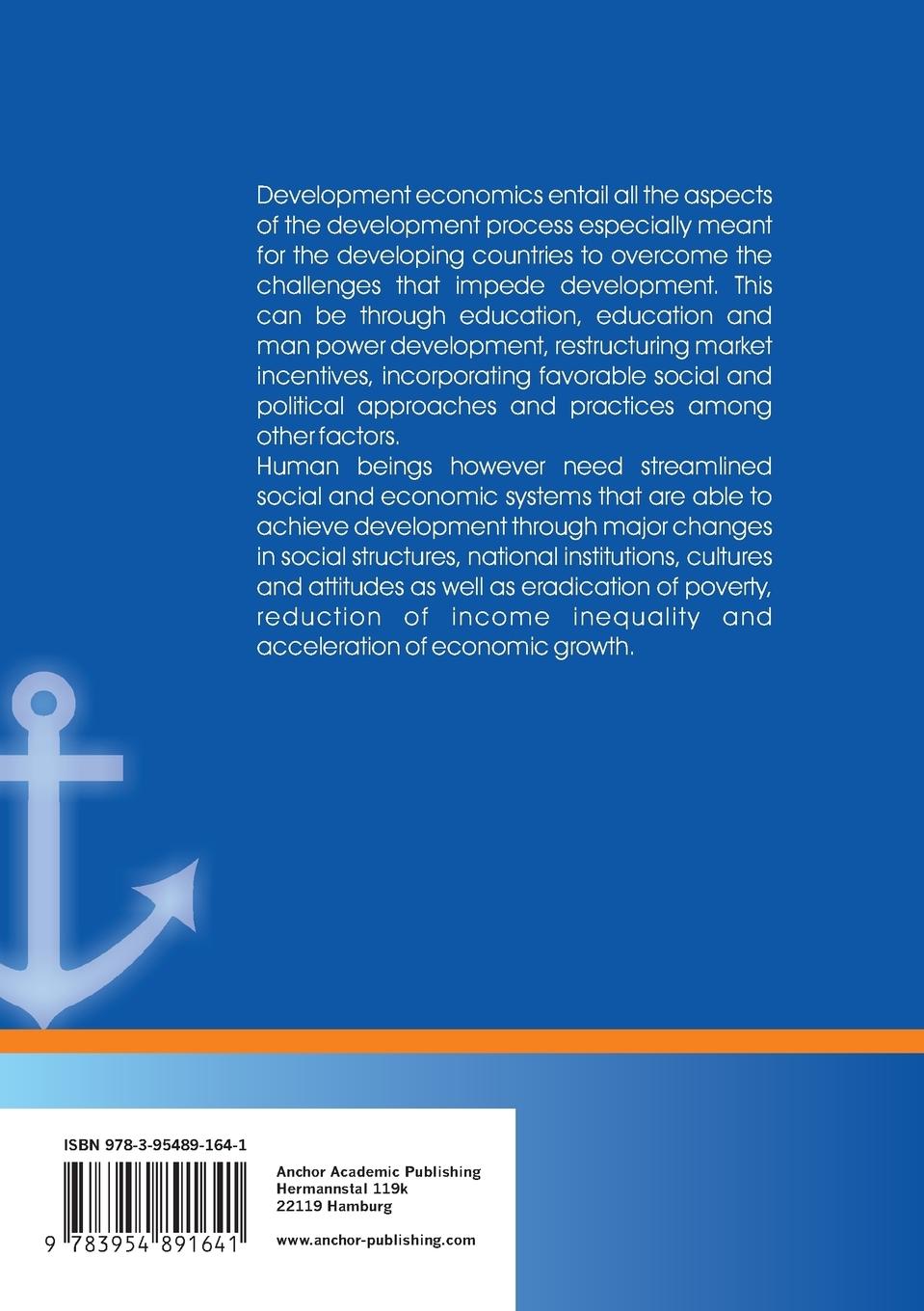 Rückseitencover Development economics: An aspect of development