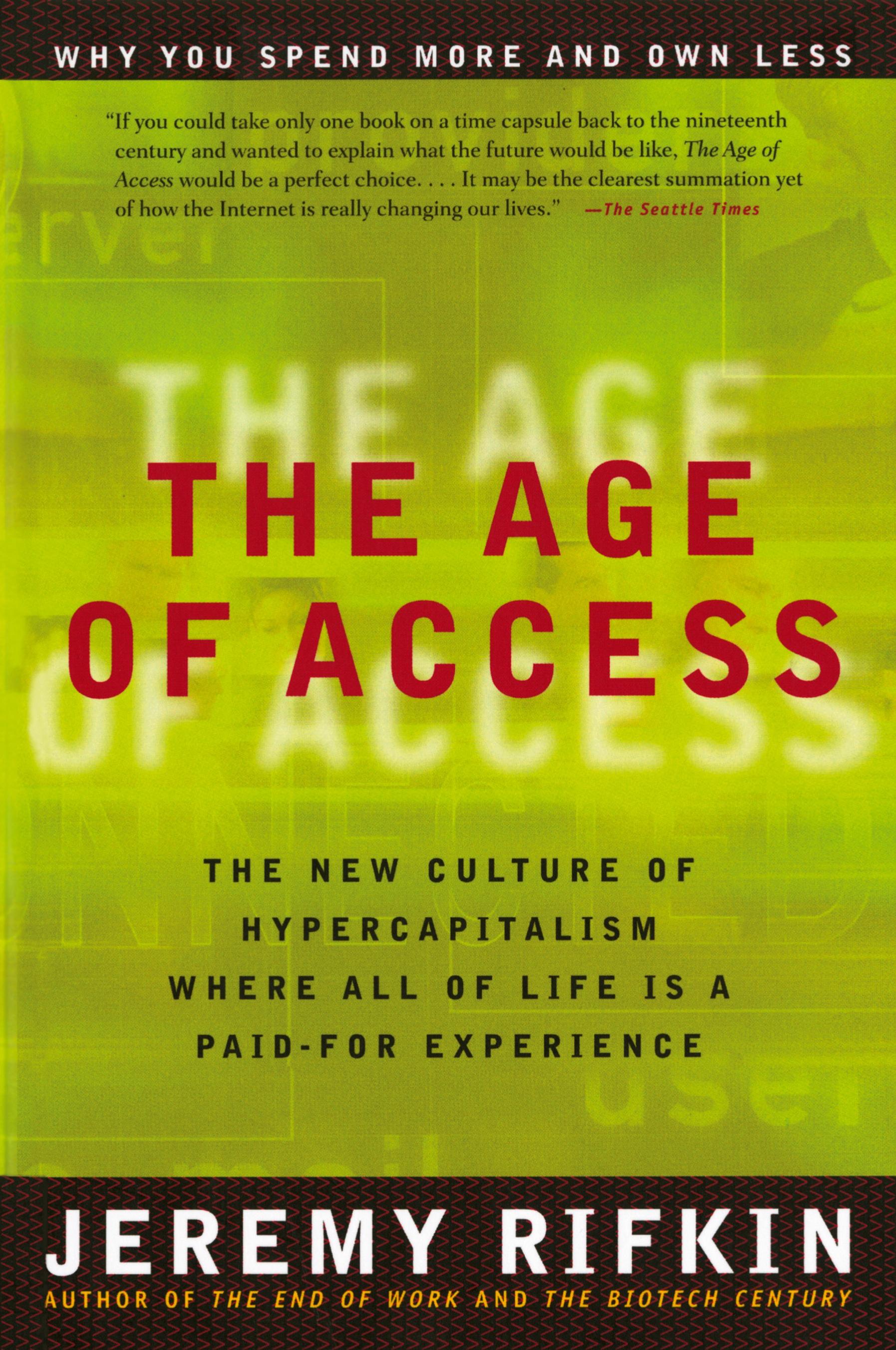 Vorderes Coverbild The Age of Access