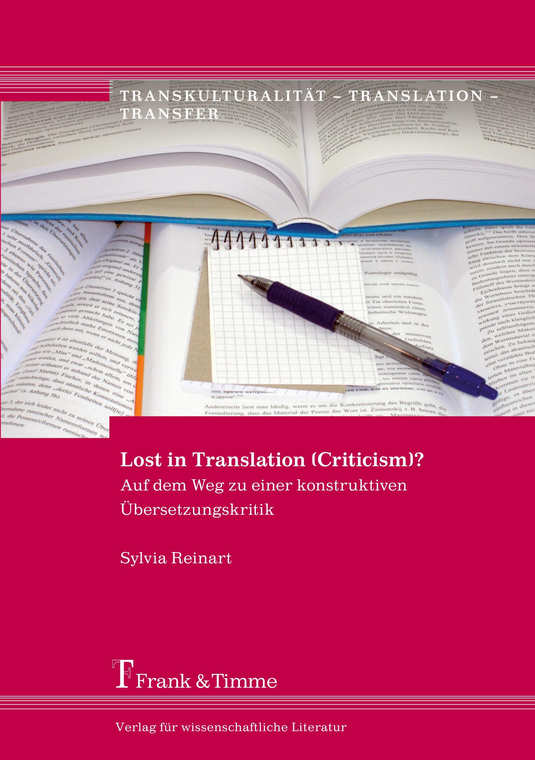 Vorderes Coverbild Lost in Translation (Criticism)?