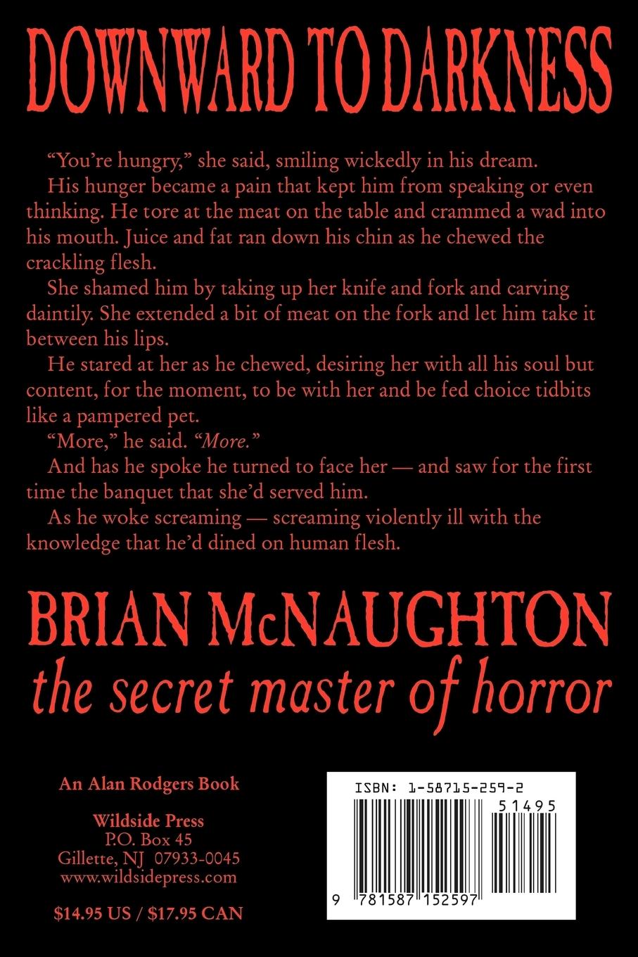 Rückseitencover Downward to Darkness