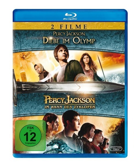 Vorderes Coverbild Percy Jackson - Diebe im Olymp & Im Bann des Zyklopen