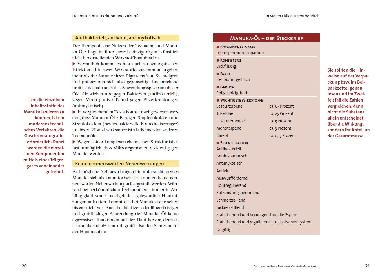 Beispielinhalt (Bild) Manuka-Heilmittel der Natur
