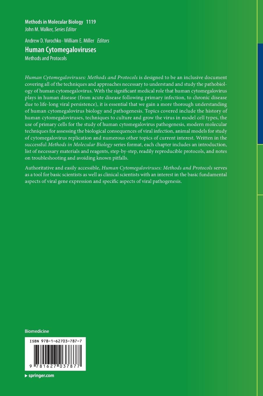 Rückseitencover Human Cytomegaloviruses