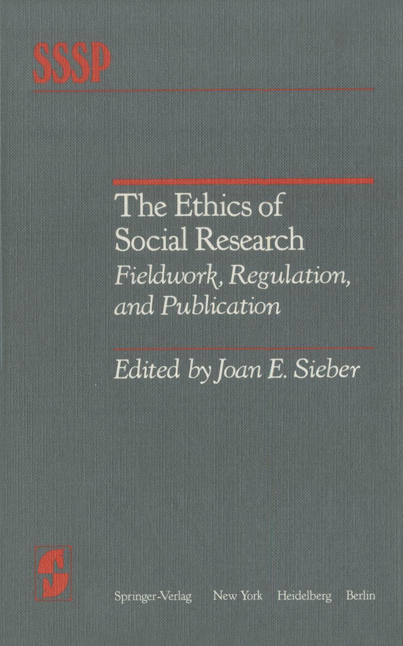 Vorderes Coverbild The Ethics of Social Research