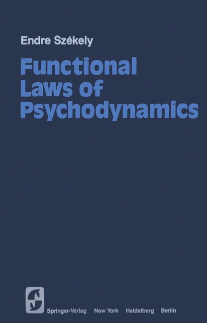 Vorderes Coverbild Functional Laws of Psychodynamics