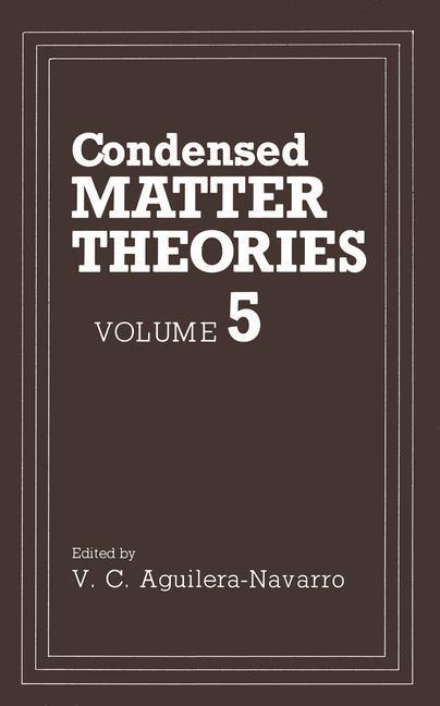 Beispielinhalt (Bild) Condensed Matter Theories