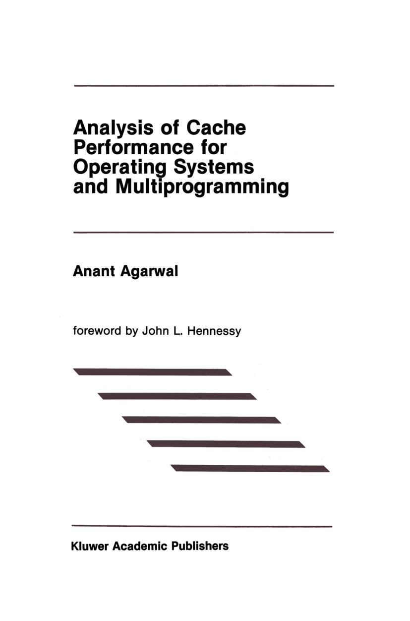 Vorderes Coverbild Analysis of Cache Performance for Operating Systems and Multiprogramming