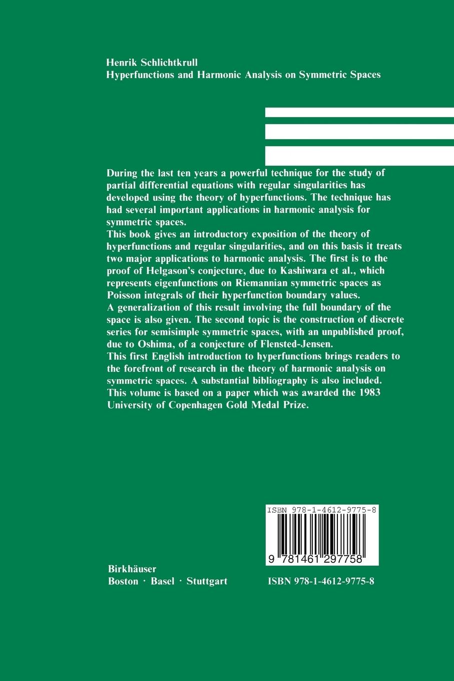 Rückseitencover Hyperfunctions and Harmonic Analysis on Symmetric Spaces
