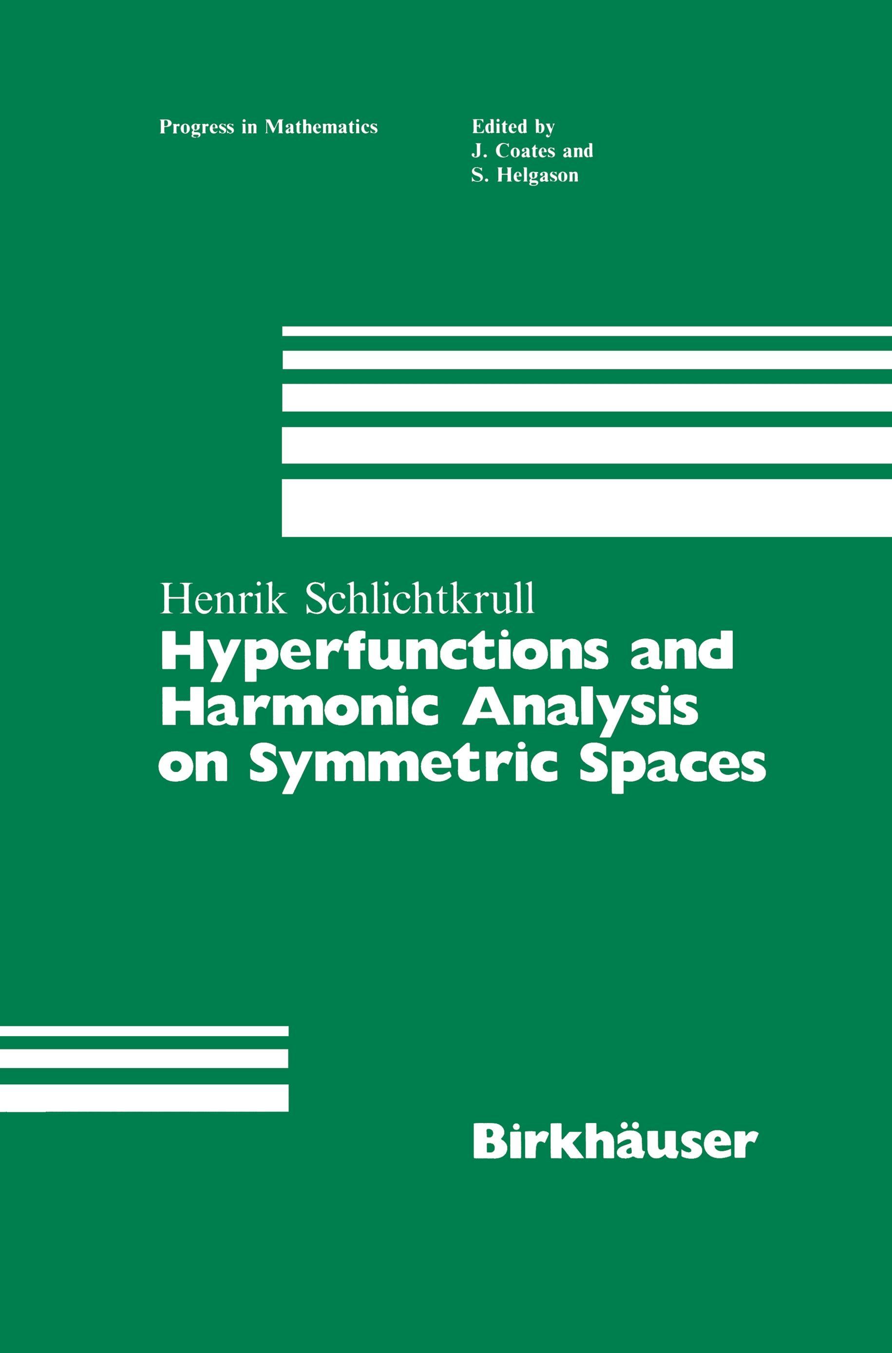 Vorderes Coverbild Hyperfunctions and Harmonic Analysis on Symmetric Spaces