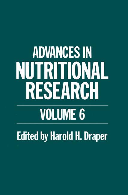 Vorderes Coverbild Advances in Nutritional Research