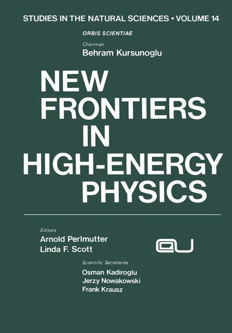 Vorderes Coverbild New Frontiers in High-Energy Physics