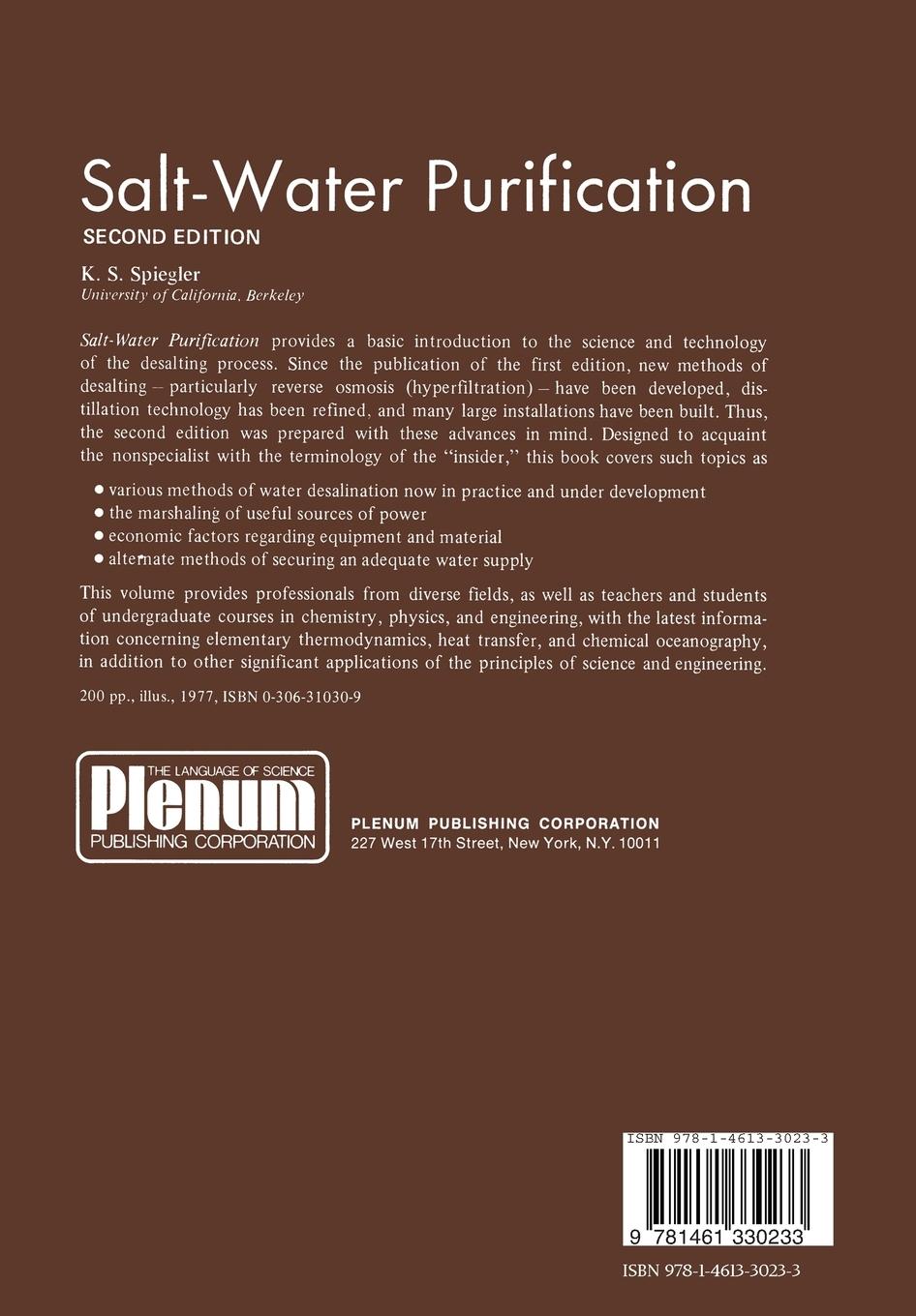 Rückseitencover The Biosaline Concept