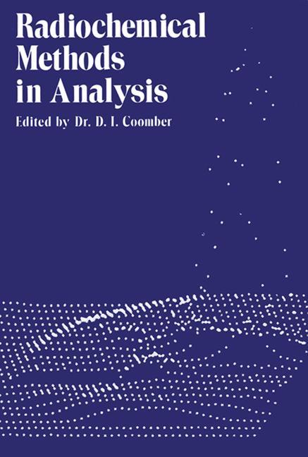 Vorderes Coverbild Radiochemical Methods in Analysis