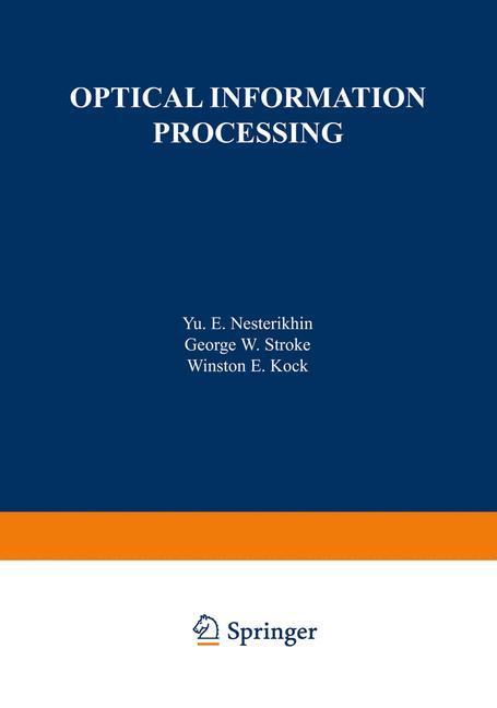 Vorderes Coverbild Optical Information Processing