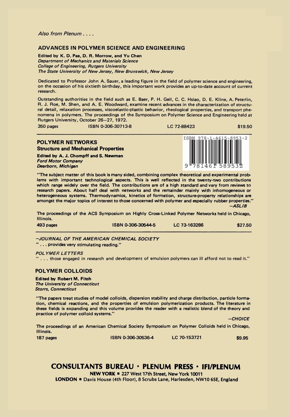 Rückseitencover Structure and Properties of Polymer Films