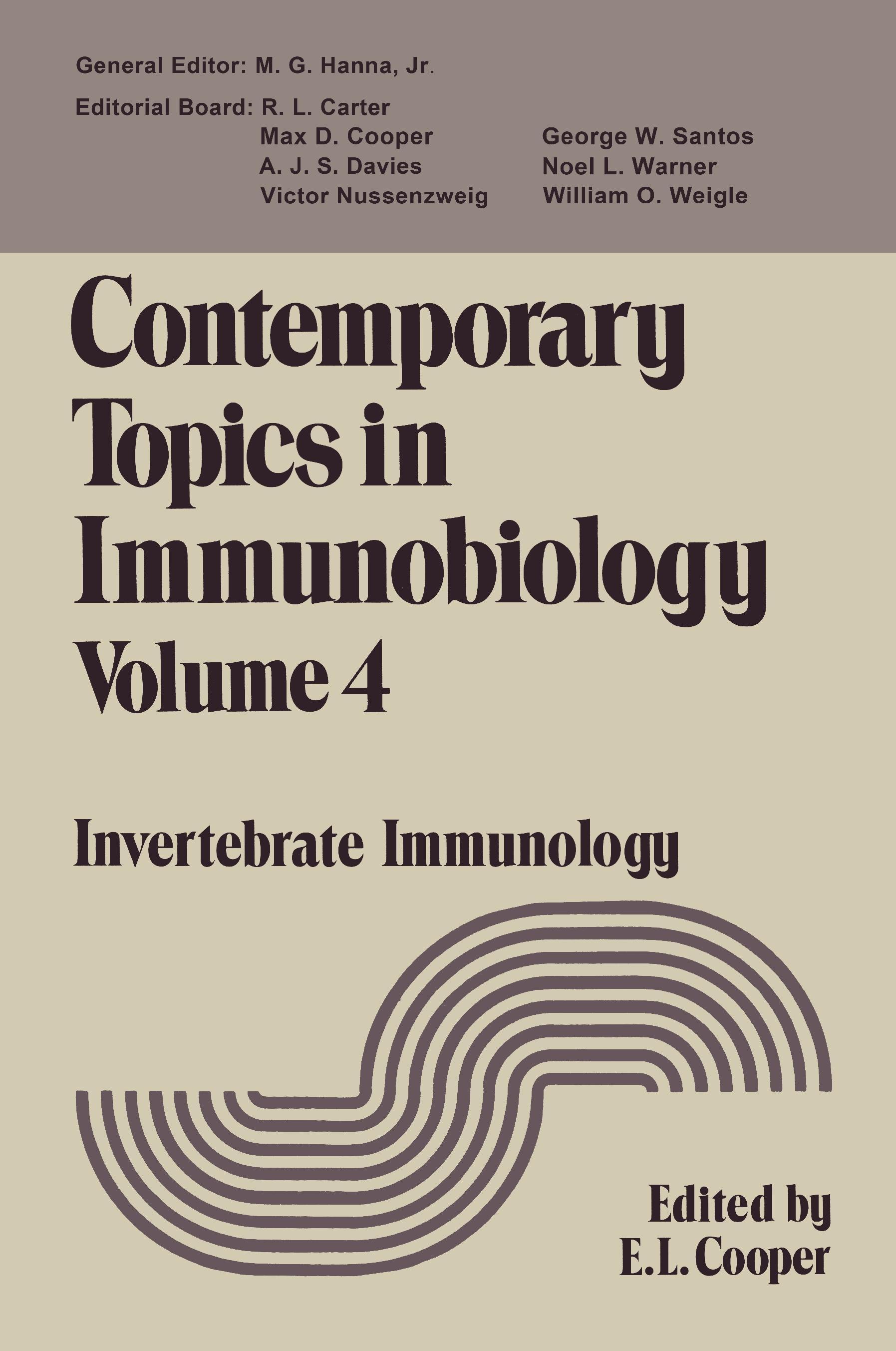 Vorderes Coverbild Contemporary Topics in Immunobiology