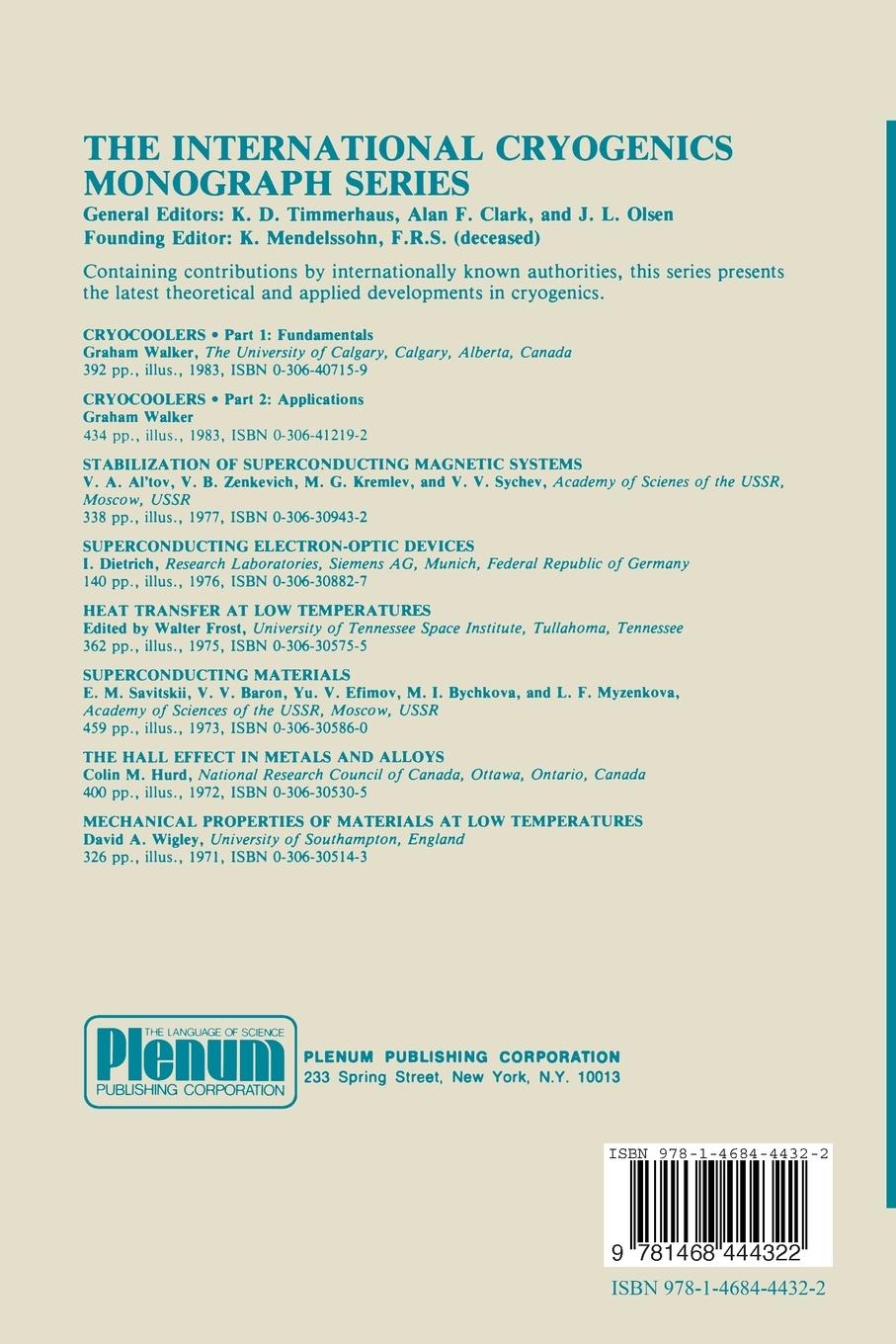 Rückseitencover Cryocoolers