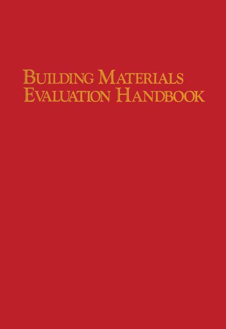 Vorderes Coverbild Building Materials Evaluation Handbook