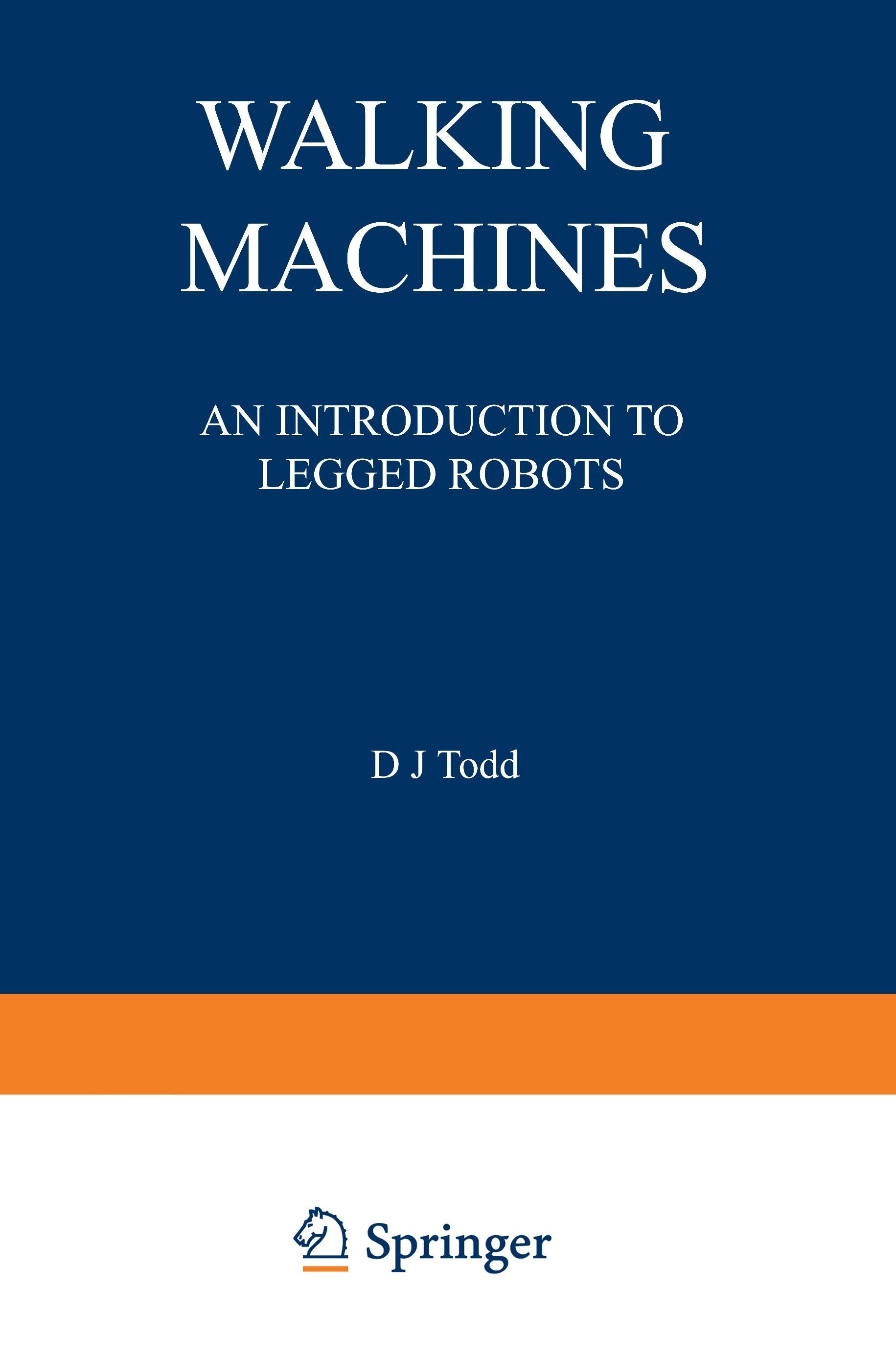 Vorderes Coverbild Walking Machines