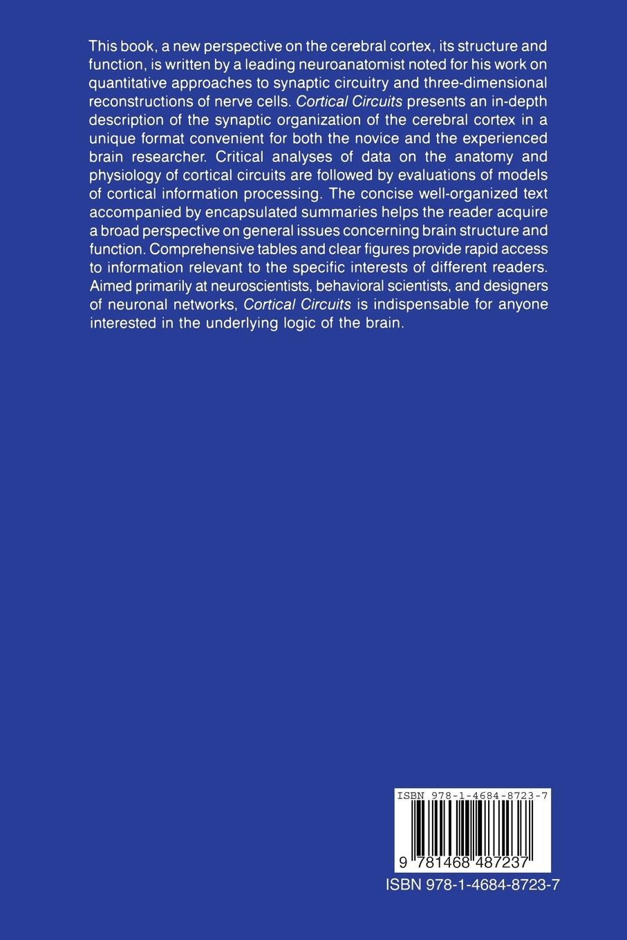 Rückseitencover Cortical Circuits