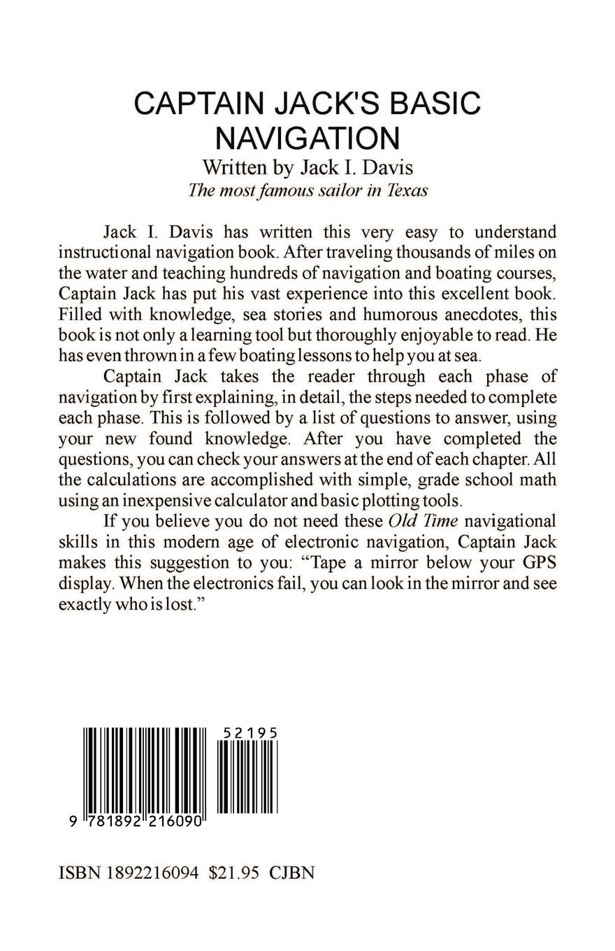 Rückseitencover Captian Jack's Basic Navigation