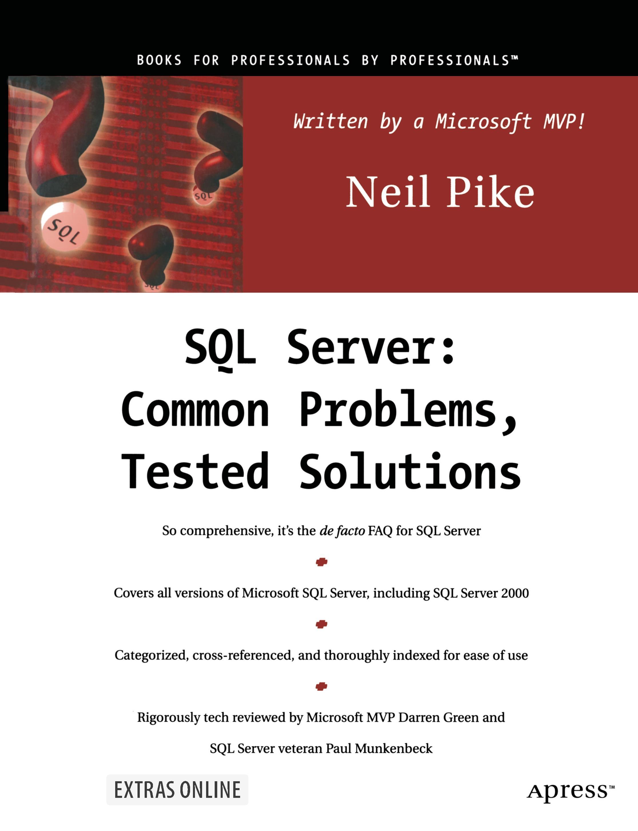 Vorderes Coverbild SQL Server