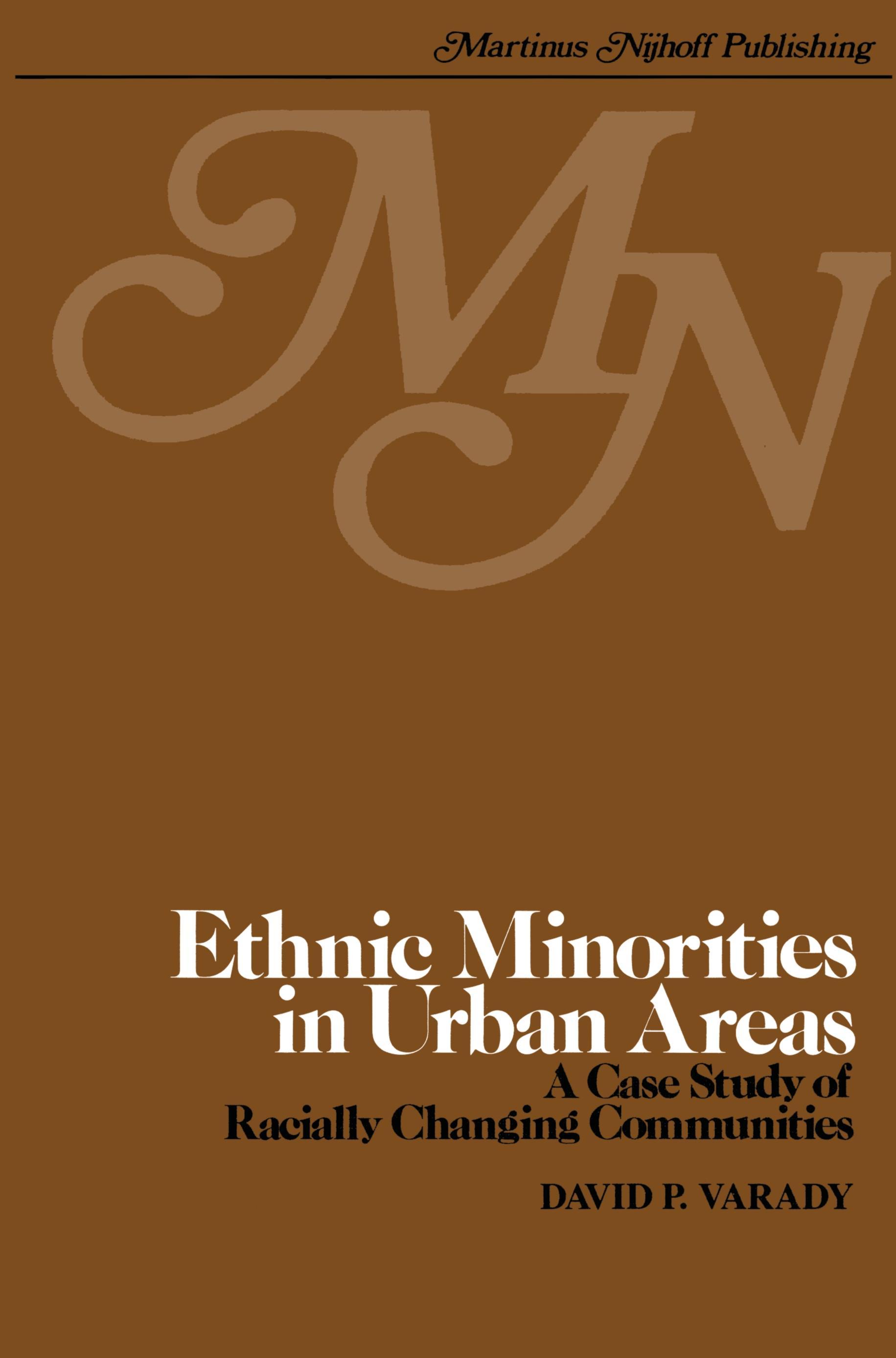 Vorderes Coverbild Ethnic minorities in urban areas