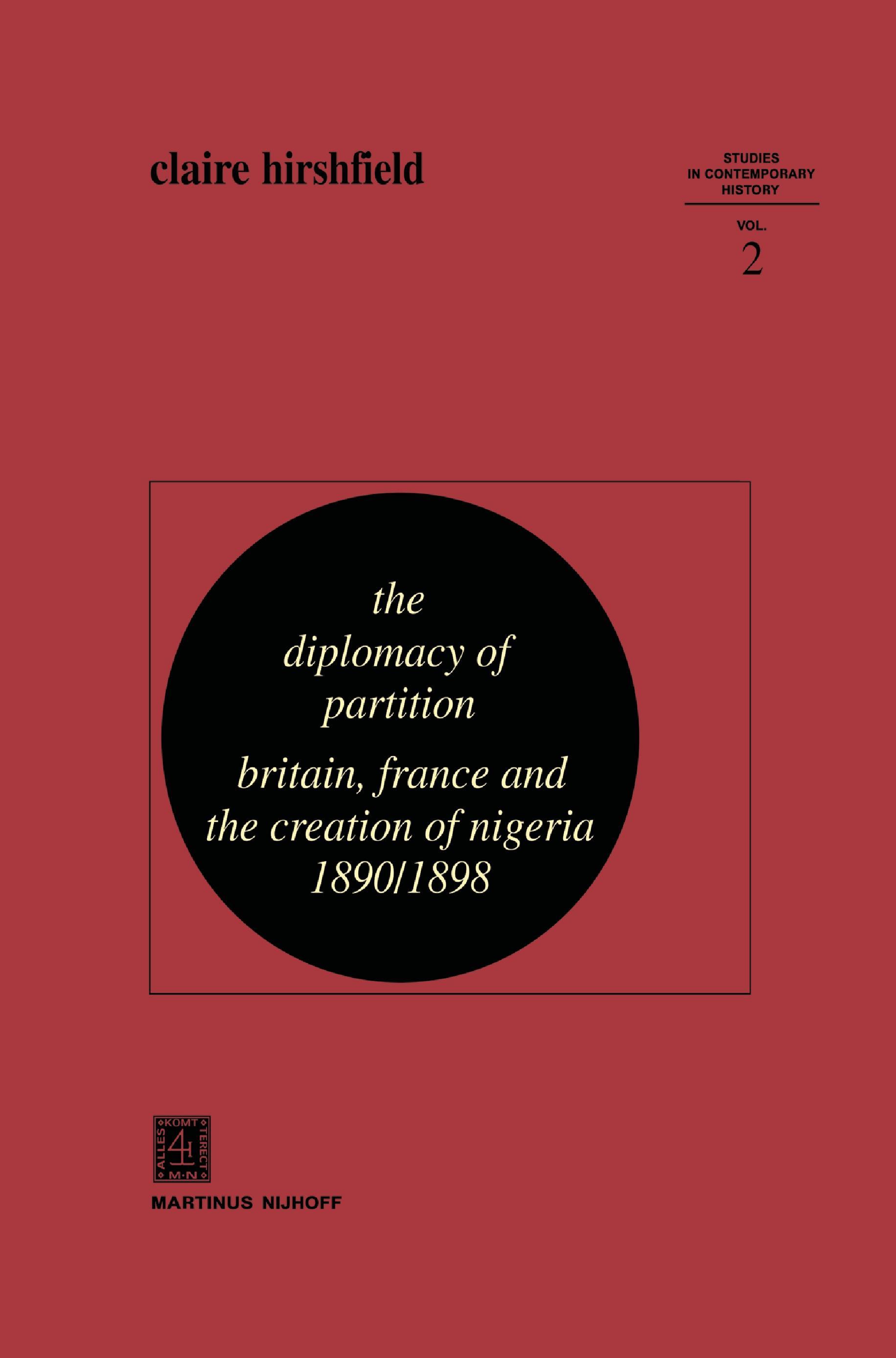 Vorderes Coverbild The Diplomacy of Partition