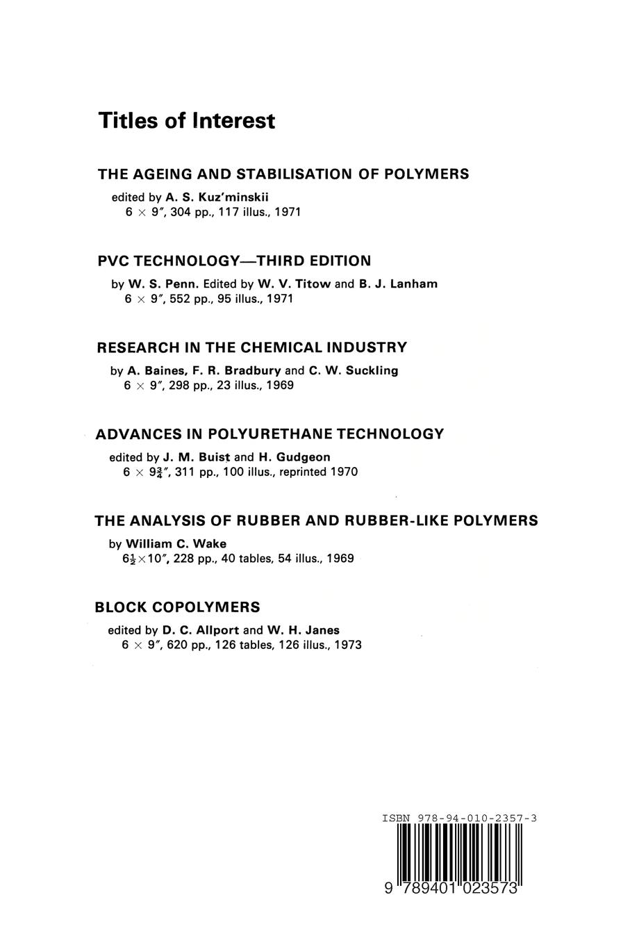 Rückseitencover The Physics of Glassy Polymers
