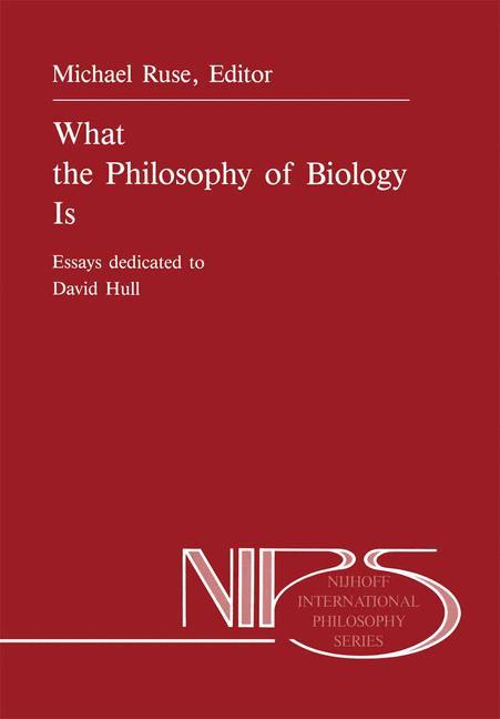 Vorderes Coverbild What the Philosophy of Biology Is